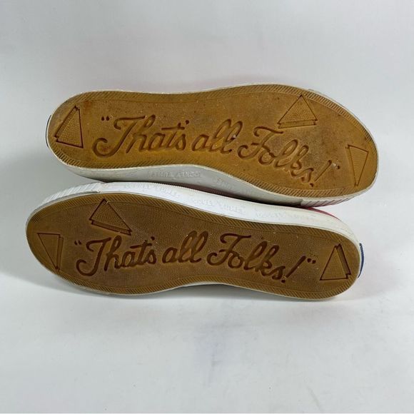 KEDS LOONEY TUNES RARE Vintage Speedy's Diner Canvas Shoes Women’s 11 - Men 9.5 - Picture 10 of 13